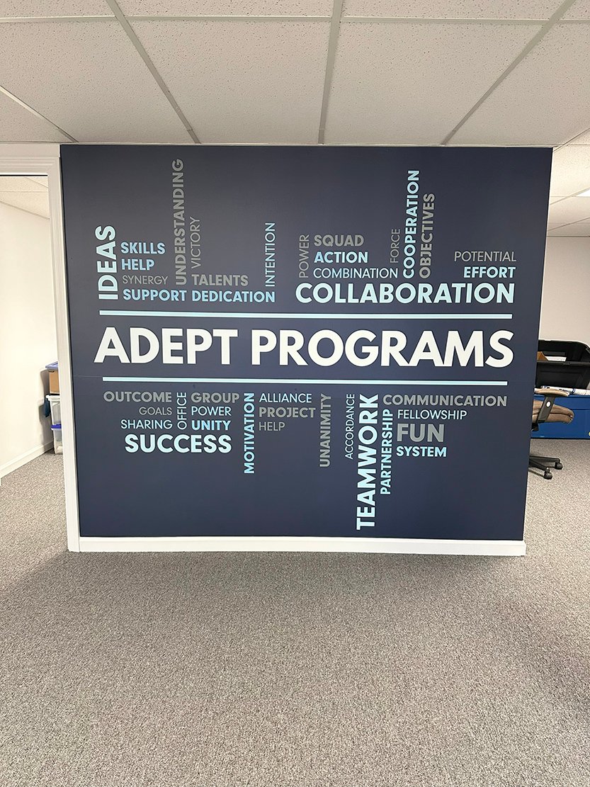 Custom commercial signage project by BM Signs Surrey