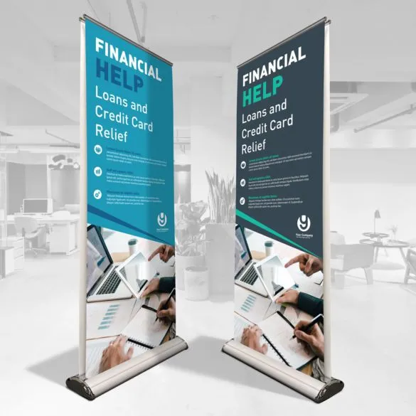 Retractable banner stands for trade shows Surrey BC